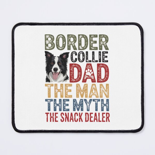 Item preview, Border Collie Man Myth Snack Dealer Funny Dog Owner Lover designed and sold by BakeryDozen.