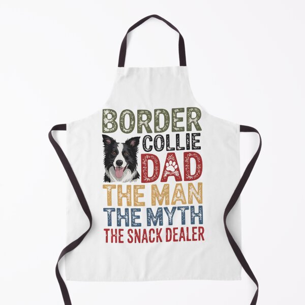 Item preview, Border Collie Man Myth Snack Dealer Funny Dog Owner Lover designed and sold by BakeryDozen.