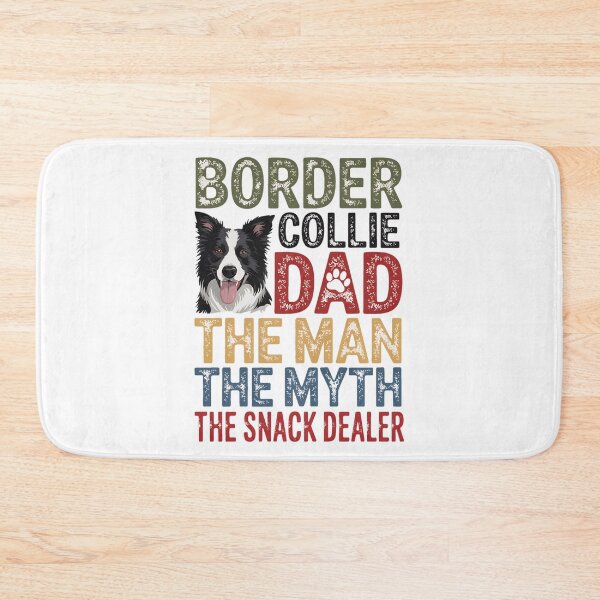 Item preview, Border Collie Man Myth Snack Dealer Funny Dog Owner Lover designed and sold by BakeryDozen.