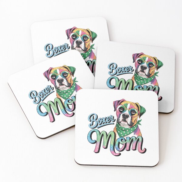 Artikelvorschau, Boxer Mom Hunde Muttertag Hundeliebhaber Tie Dye entworfen und verkauft von BakeryDozen.