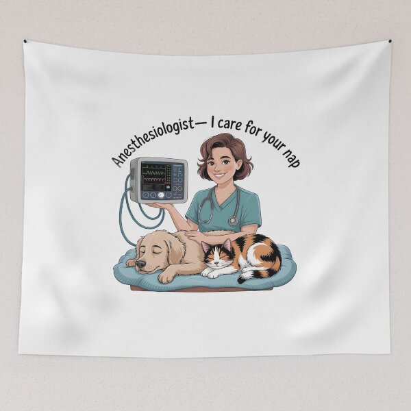 Item preview, Vet life - Anesthesiologist - I care for your nap designed and sold by Bettybee00.