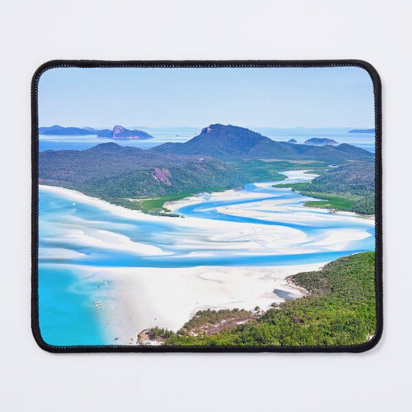 Item preview, Whitehaven Beach Hill Inlet North QLD Airlie Beach Australia designed and sold by Adam Gormley.