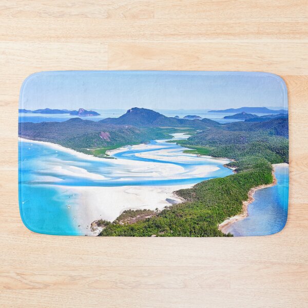 Item preview, Whitehaven Beach Hill Inlet North QLD Airlie Beach Australia designed and sold by Adam Gormley.
