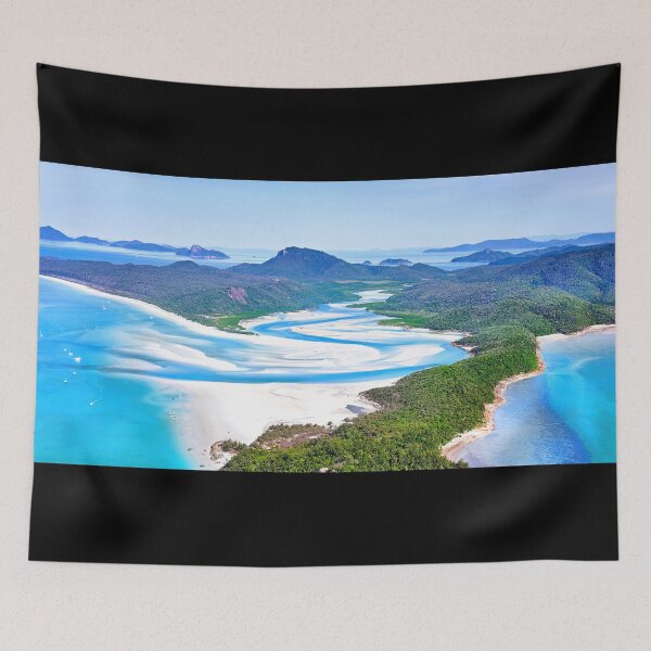 Item preview, Whitehaven Beach Hill Inlet North QLD Airlie Beach Australia designed and sold by Adam Gormley.