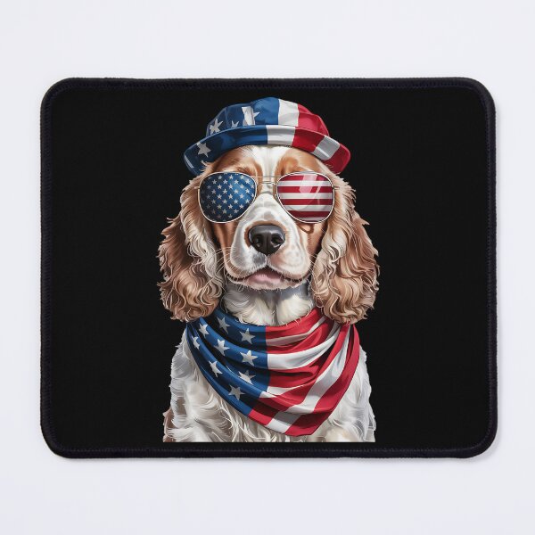Item preview, Clumber Spaniel Dog 4th Of July American Independence Day designed and sold by BakeryDozen.