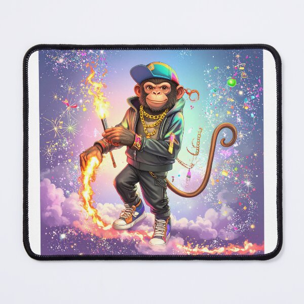 Item preview, "Flame in Style: The Hip-Hop Monkey" designed and sold by Marru-WH.