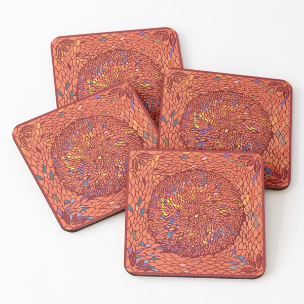 Item preview, Lots of Orange in a complex pattern designed and sold by Lynne Goodman Design.