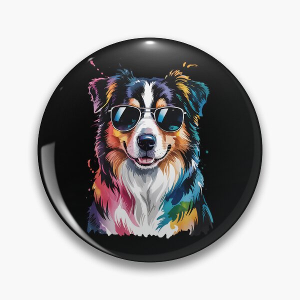 Item preview, Colorful Shetland Sheepdog Face Cute Puppy Dog Lover designed and sold by BakeryDozen.