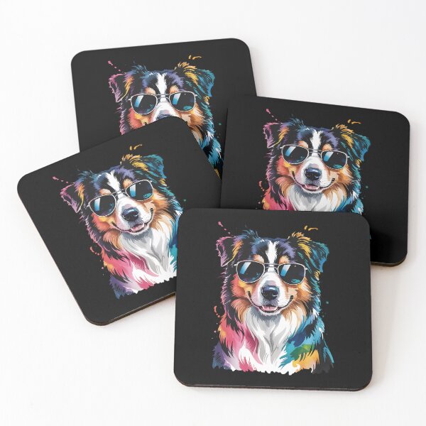 Item preview, Colorful Shetland Sheepdog Face Cute Puppy Dog Lover designed and sold by BakeryDozen.