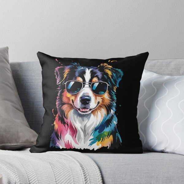 Item preview, Colorful Shetland Sheepdog Face Cute Puppy Dog Lover designed and sold by BakeryDozen.