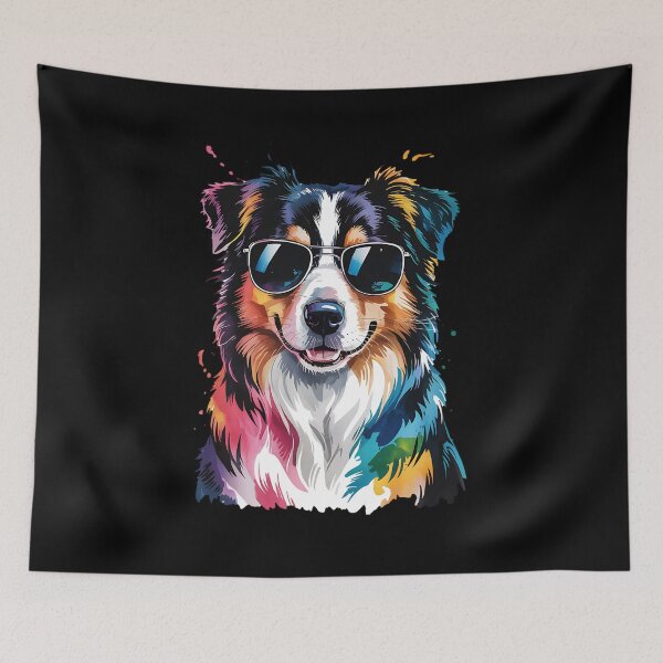 Item preview, Colorful Shetland Sheepdog Face Cute Puppy Dog Lover designed and sold by BakeryDozen.