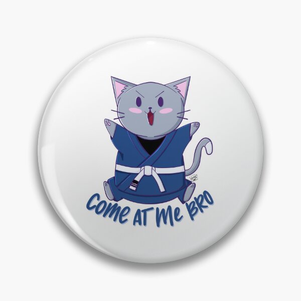 Item preview, Kawaii BJJ Jiujitsu Kitty Cat designed and sold by SharSquaredArt.
