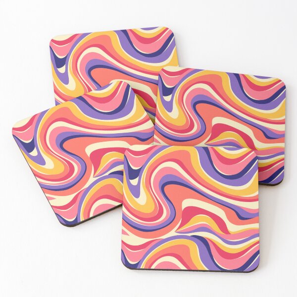 Item preview, line curved colorful pattern design tshirt designed and sold by anandsiva2703.