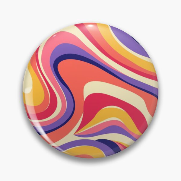 Item preview, line curved colorful pattern design tshirt designed and sold by anandsiva2703.