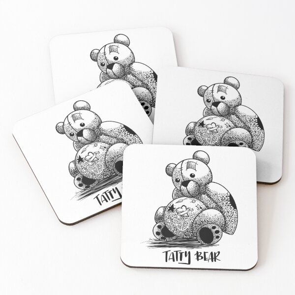 Item preview, Tattoo Bear inked Tatty Bear designed and sold by SharSquaredArt.