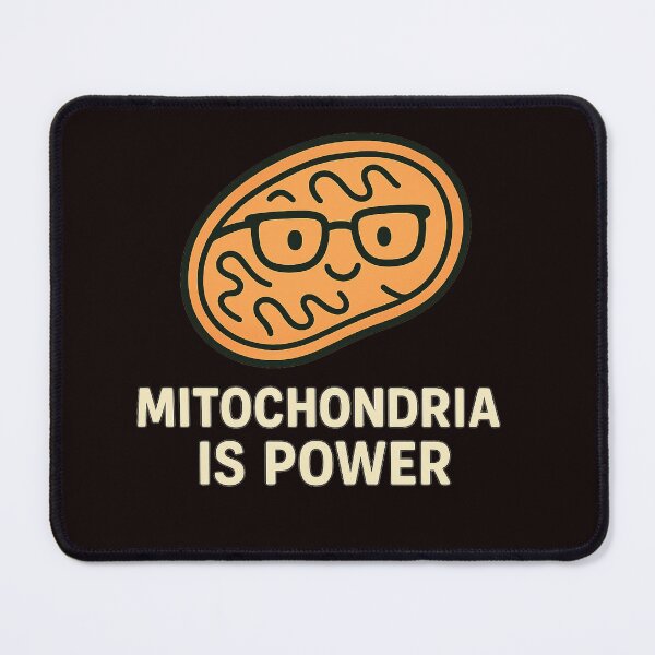 Item preview, Mitochondria Is Power – Funny Nerdy Cell Biology Design designed and sold by Tadeusz1.