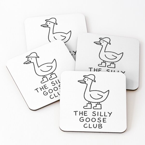 Item preview, The Silly Goose Club – Funny Doodle Goose in Rain Boots | Whimsical Hand-Drawn T-Shir designed and sold by Thehatinthecat.