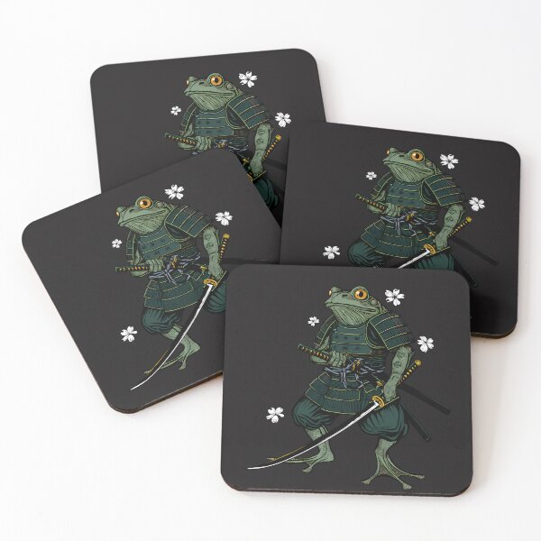 Item preview, Frog Samurai designed and sold by Funny Vintage Stickers And T-Shirts.