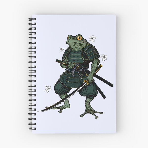 Item preview, Frog Samurai designed and sold by Funny Vintage Stickers And T-Shirts.