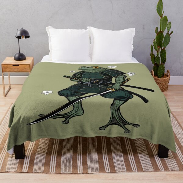Item preview, Frog Samurai designed and sold by Funny Vintage Stickers And T-Shirts.
