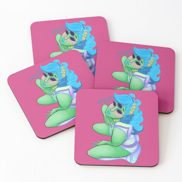 Item preview, Alien Girl designed and sold by CurlyHeadArt.