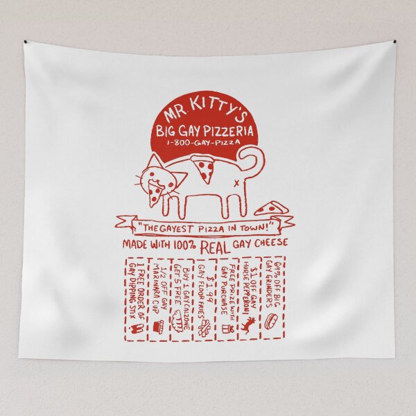 Item preview, Mr Kitty Big Gay Pizzeria designed and sold by Phoemps.