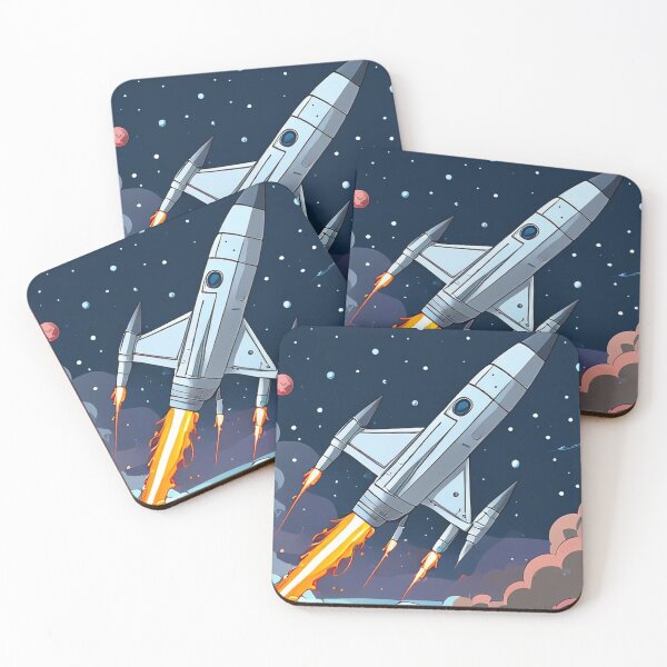 Item preview, Cohete en el espacio designed and sold by CrazyBYT.