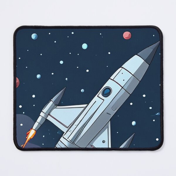 Item preview, Rocket in space designed and sold by CrazyBYT.