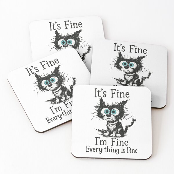 Item preview, It's Fine. I'm Fine. Everything Is Fine – Dog Edition designed and sold by antihero-store.