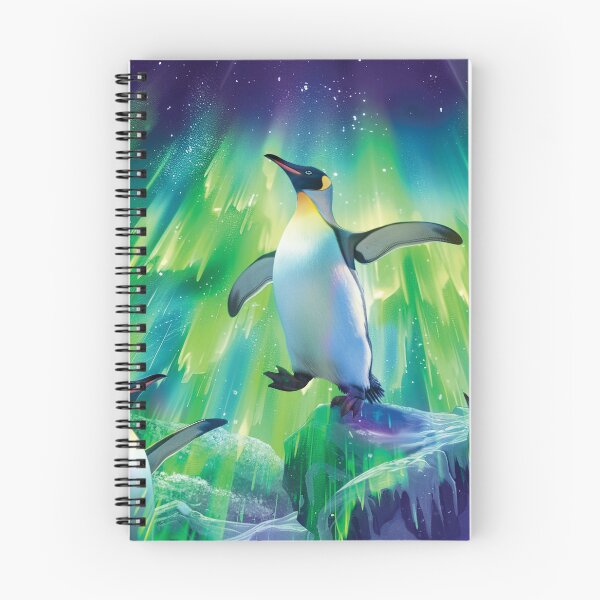 Item preview, Penguins under the Aurora Australis designed and sold by Kererū Brewing.