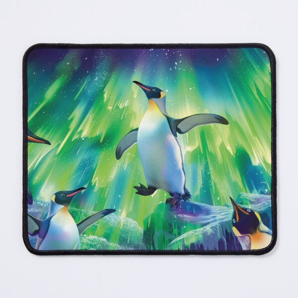 Item preview, Penguins under the Aurora Australis designed and sold by Kererū Brewing.
