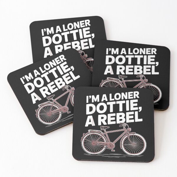 Item preview, I'M A LONER DOTTIE, A REBEL - Funny Retro Bicycle designed and sold by Tae-bois.
