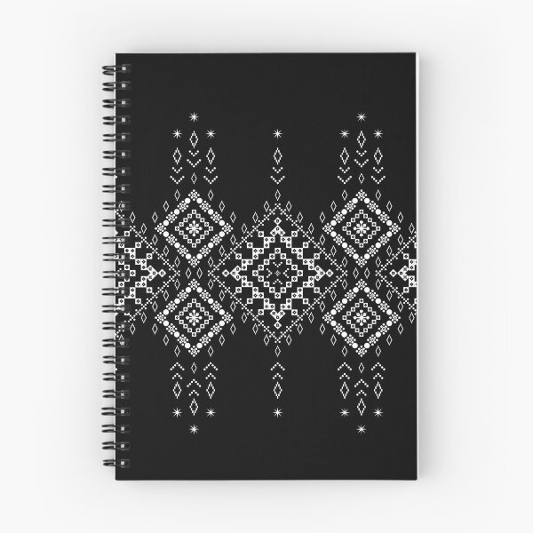 Item preview, Monochrome Ethnic Pixel Border Design designed and sold by Khwanchai.