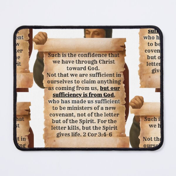 Item preview, 2 Cor 3:4-6 sufficient ministers of a new covenant designed and sold by stella literarium.