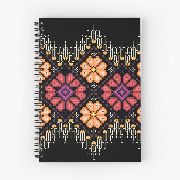 Item preview, Vibrant Ethnic Pixel Border Design - Amber & Magenta designed and sold by Khwanchai.