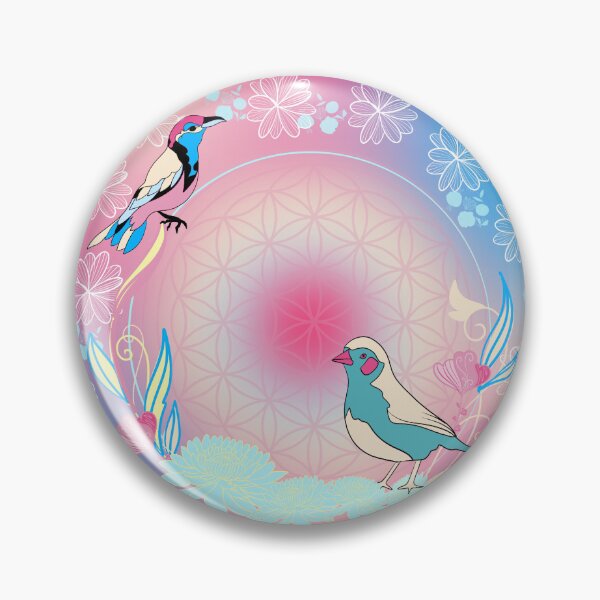 Item preview, Flower of life birds designed and sold by Herami.