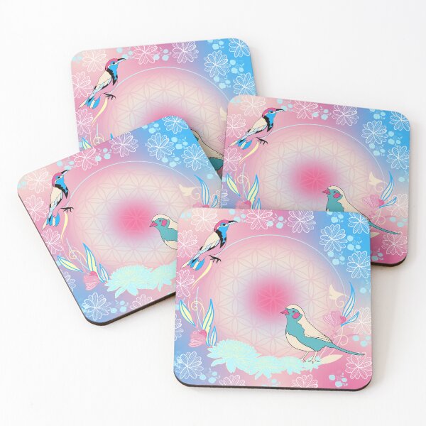 Item preview, Flower of life birds designed and sold by Herami.