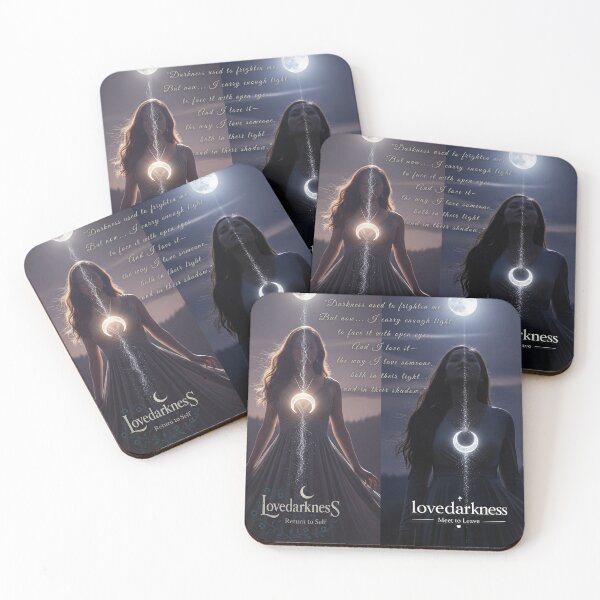 Item preview, Return to Self Lovedarkness  Meet to Leave  Both in Their Light and Shadow designed and sold by รักความมืด.
