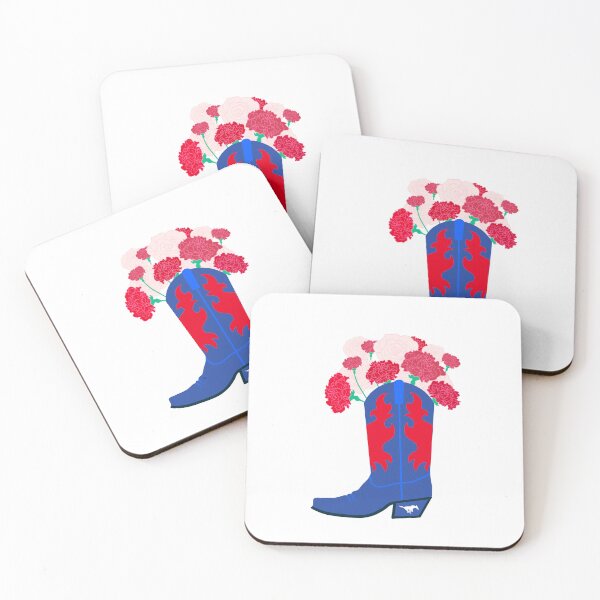 Item preview, Dallas mustang cowgirl boot with flowers designed and sold by abbywalk.