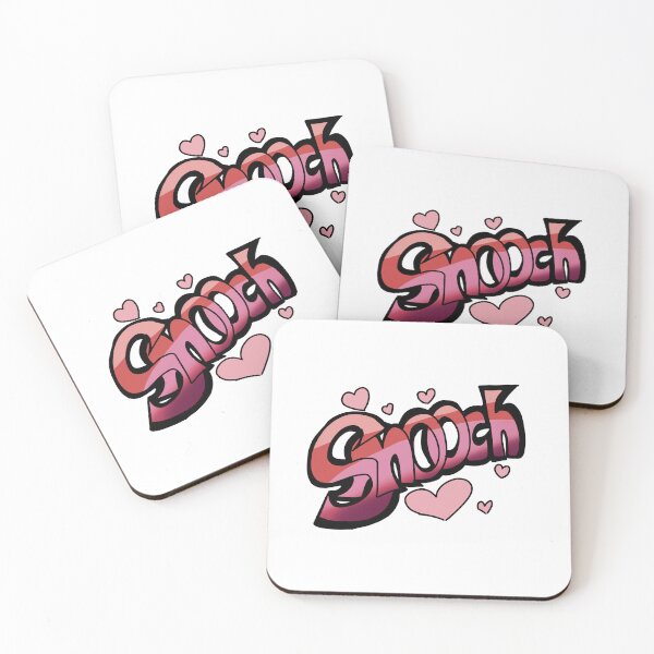 Item preview, Smooch design with pink hearts designed and sold by Solidayre.