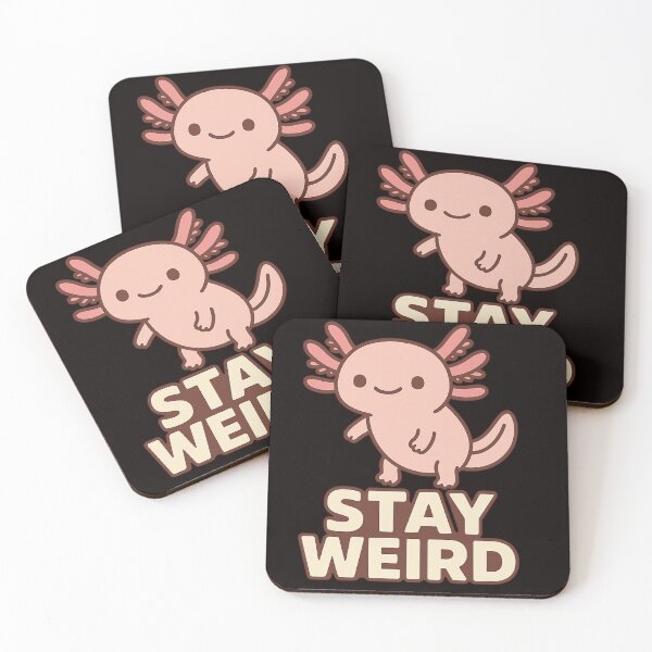Item preview, Stay Weird – Cute Axolotl Quirky Animal Design designed and sold by Tadeusz1.