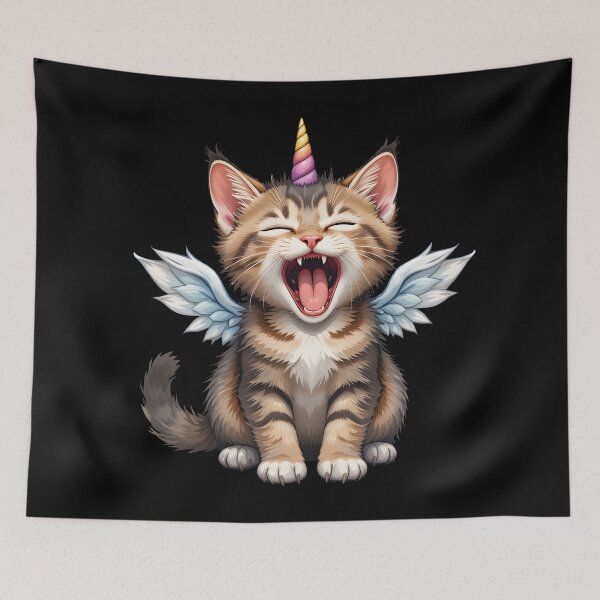 Item preview, Unicorn Cat designed and sold by FieldScent.