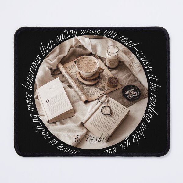 Item preview, eating & reading E. Nesbit designed and sold by stella literarium.