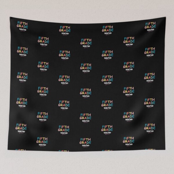 Item preview, Fifth Grade Teacher T-Shirt – Colorful and Playful Design for Educators designed and sold by FestivityFinds.