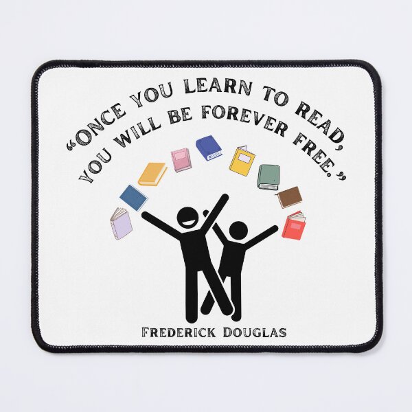 Item preview, Reading - forever Free - Frederick Douglas designed and sold by stella literarium.