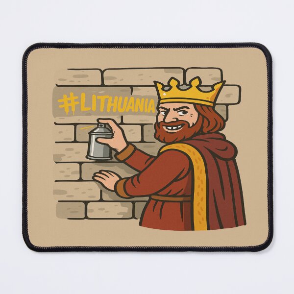 Item preview, Mindaugas Was Here – Funny Lithuania Landmark Travel designed and sold by Globalcitytees.