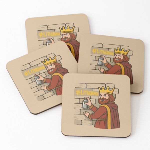Item preview, Mindaugas Was Here – Funny Lithuania Landmark Travel designed and sold by Globalcitytees.