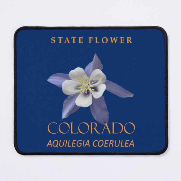 Item preview, Colorado Territory Flower Aquilegia coerulea designed and sold by taiche.