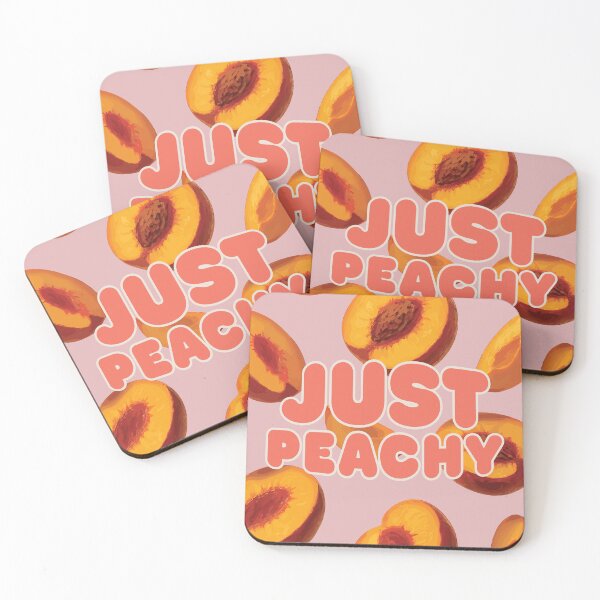 Item preview, Just Peachy Retro-Modern Pink designed and sold by reka-designs.