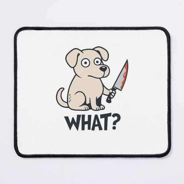 Item preview, What? Dog Edition – Cute but Slightly Dangerous designed and sold by antihero-store.